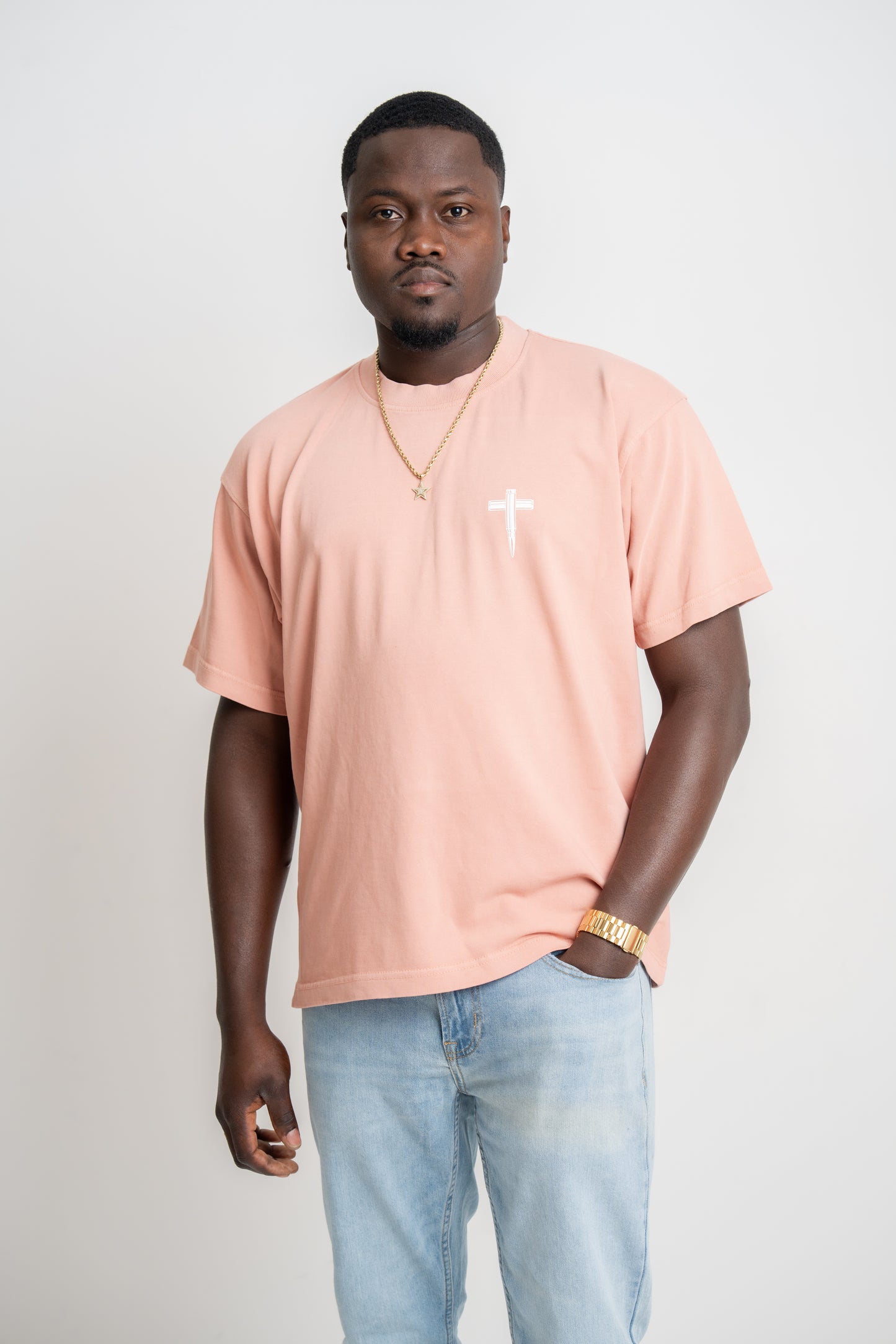 "Selfish" Tee (Salmon)